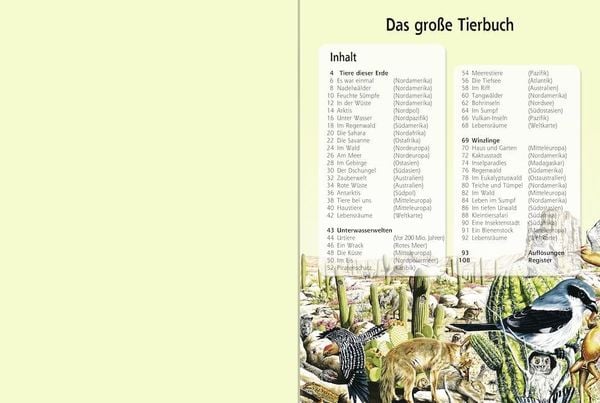 Produktbild: Das gro&szlig;e Tierbuch