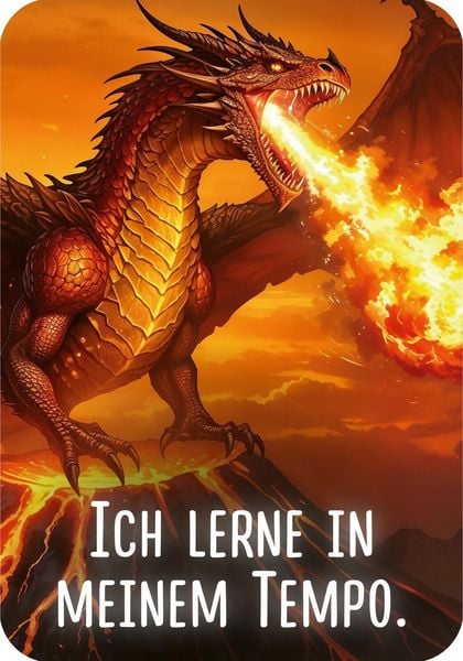 Produktbild: Mutmachkarten f&uuml;r die Schule &ndash; Drachen