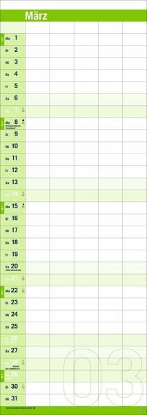 Produktbild: Allround-Familienplaner Vertical Kalender 2027