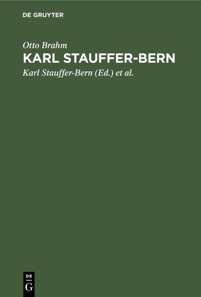 Produktbild: Karl Stauffer-Bern