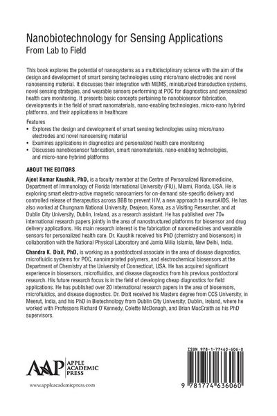 Produktbild: Nanobiotechnology for Sensing Applications
