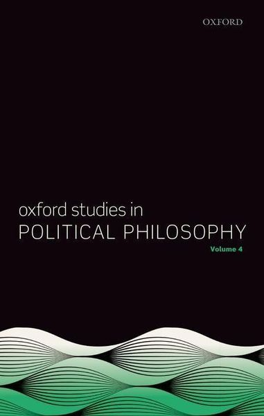 Produktbild: Oxford Studies in Political Philosophy Volume 4