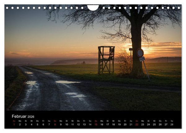 Produktbild: Kanzelkalender 2026 (Wandkalender 2026 DIN A4 quer), CALVENDO Monatskalender