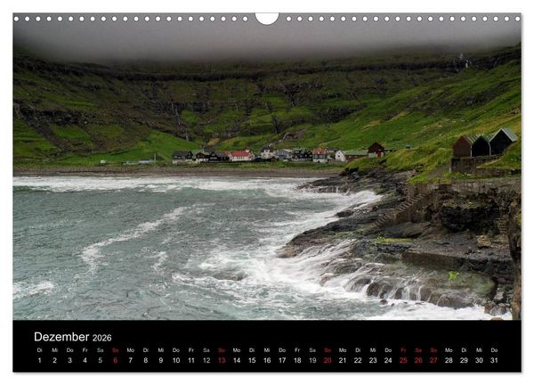 Produktbild: Wunderbare F&auml;r&ouml;er Inseln (Wandkalender 2026 DIN A3 quer), CALVENDO Monatskalender