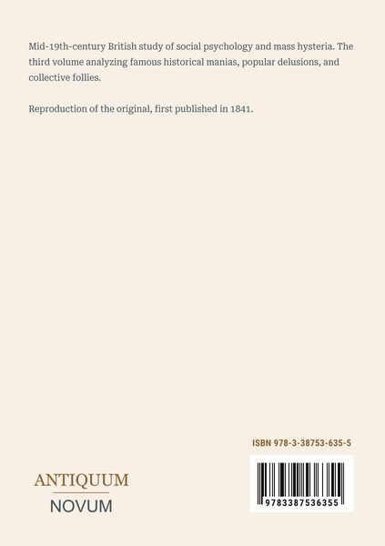 Produktbild: Memoirs of Extraordinary Popular Delusions