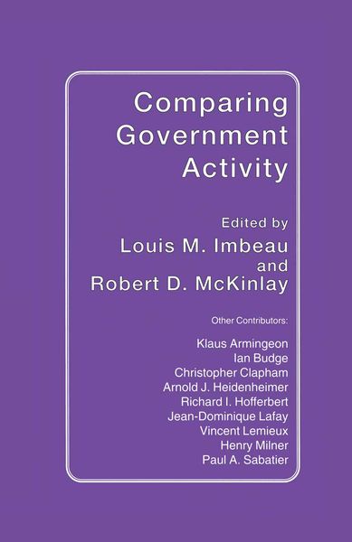 Produktbild: Comparing Government Activity
