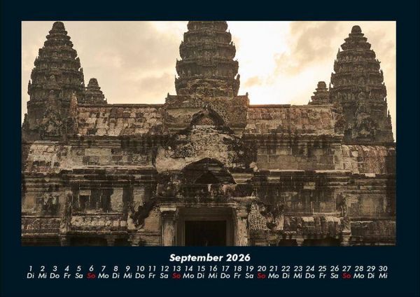 Produktbild: Tempel 2026 Fotokalender DIN A4