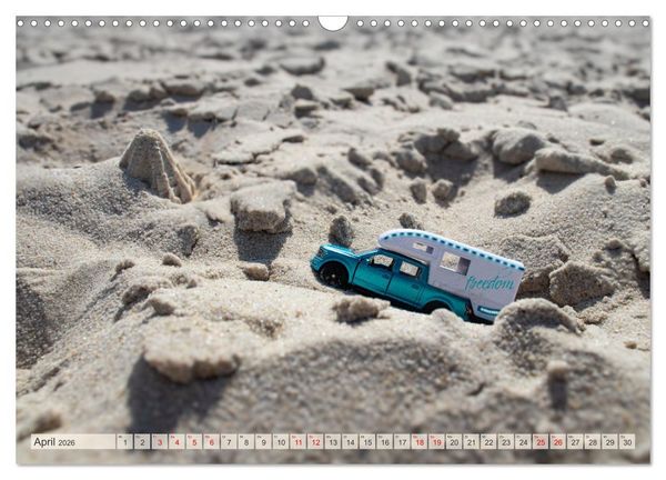 Produktbild: Miniature Caravaning: Gro&szlig;es Abenteuer mit kleinem Camper (Wandkalender 2026 DIN A3 quer), CALVENDO Monatskalender