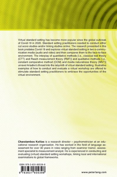 Produktbild: Virtual Standard Setting: Setting Cut Scores