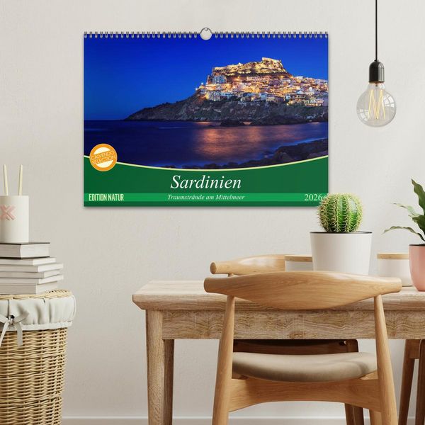 Produktbild: Sardinien - Traumstr&auml;nde am Mittelmeer (Wandkalender 2026 DIN A3 quer), CALVENDO Monatskalender