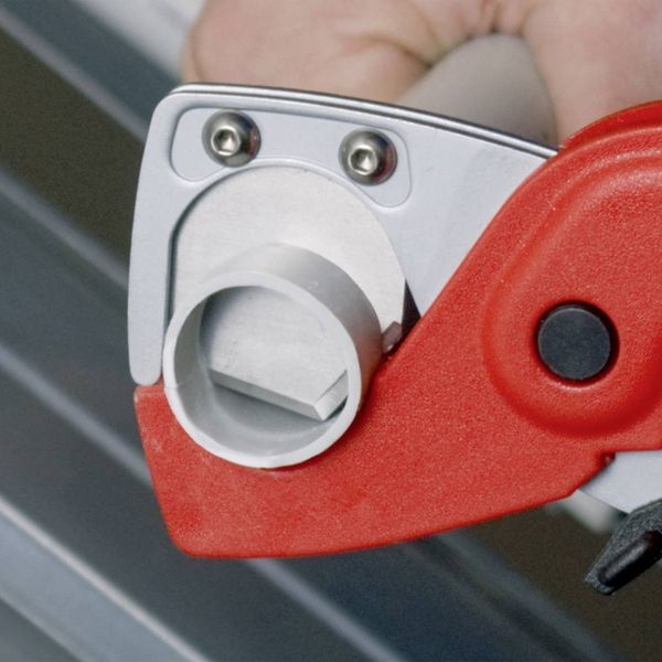 Produktbild: Knipex 90 20 185 Schlauchschneider Geeignet f&uuml;r (Abisoliertechnik) Kunststoffrohre, Schl&auml;uche 25 mm