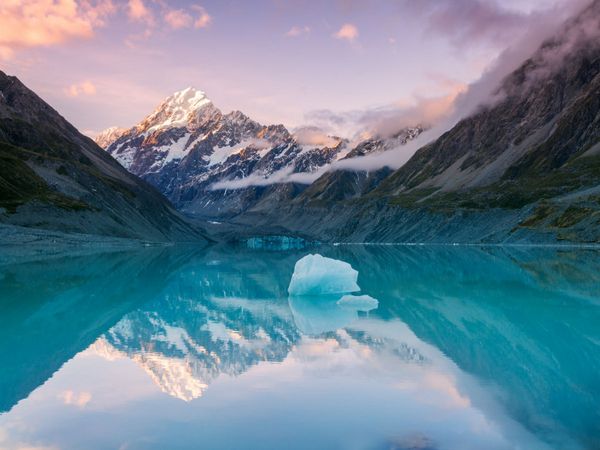 Produktbild: CALVENDO Puzzle Berg Cook spiegelt sich im Gletschersee 1000 Teile Lege-Gr&ouml;&szlig;e 640 x 480 cm Foto-Puzzle Bild von Matteo Colombo