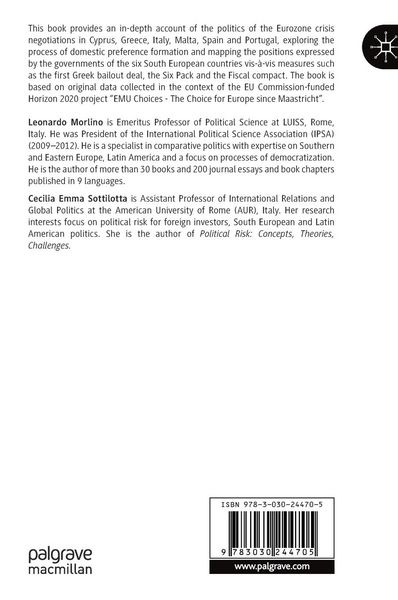 Produktbild: The Politics of the Eurozone Crisis in Southern Europe