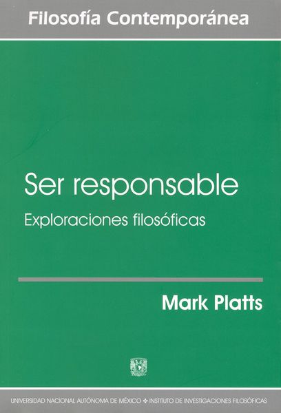 Produktbild: Ser responsable. Exploraciones filos&oacute;ficas