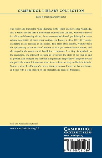 Produktbild: A Narrative of Three Years' Residence in France, Principally in the Southern Departments, from the Year 1802 to 1805 - Volume 3