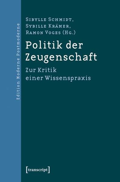 Produktbild: Politik der Zeugenschaft