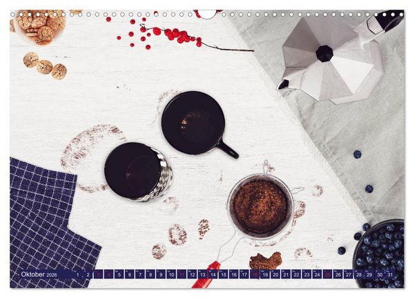 Produktbild: Auf einen Kaffee? (Wandkalender 2026 DIN A3 quer), CALVENDO Monatskalender