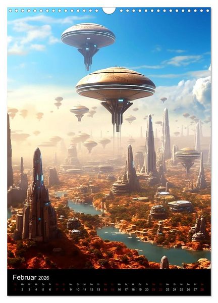 Produktbild: Per Anhalter durch den Alpha Quadranten (Wandkalender 2026 DIN A3 hoch), CALVENDO Monatskalender