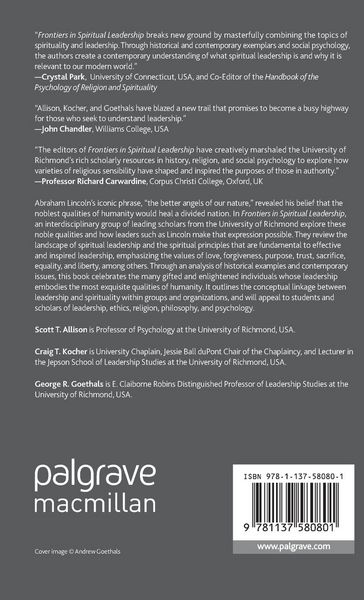 Produktbild: Frontiers in Spiritual Leadership