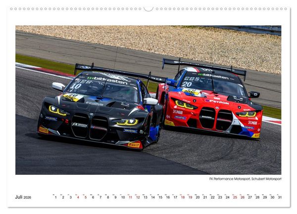 Produktbild: Bayern Power beim GT Masters (hochwertiger Premium Wandkalender 2026 DIN A2 quer), Kunstdruck in Hochglanz