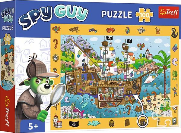 Produktbild: Observation / Beobachtungs Puzzle 100 - Spy Guy - Piratenschifft