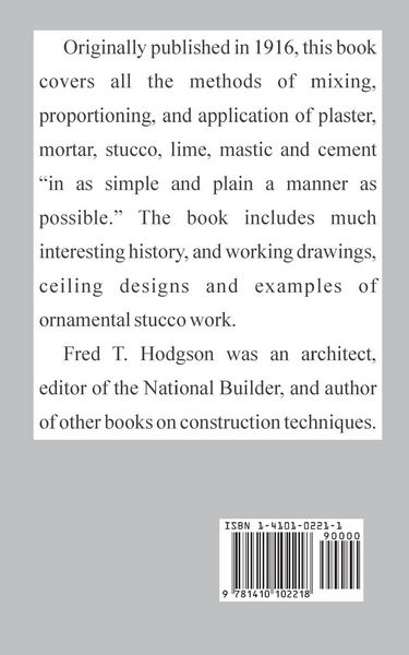 Produktbild: Concrete, Cements, Mortars, Artificial Marbles, Plasters and Stucco