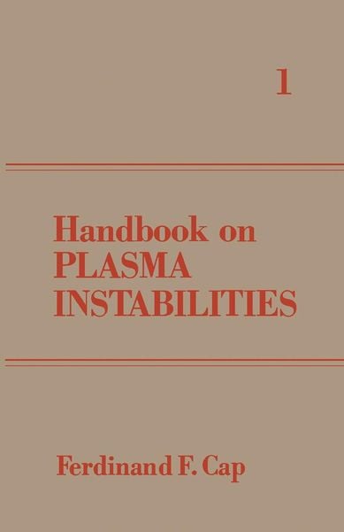 Produktbild: Handbook on Plasma Instabilities
