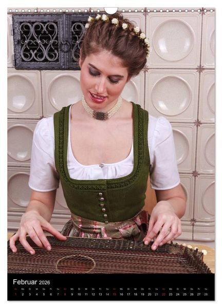 Produktbild: Bayerischer Dirndlkalender (Wandkalender 2026 DIN A3 hoch), CALVENDO Monatskalender