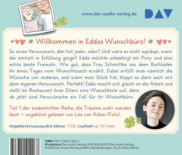 Produktbild: Wunschb&uuml;ro Edda &ndash; Teil 1: Eine Kiste voller W&uuml;nsche