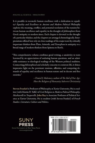 Produktbild: Equality and Excellence in Ancient and Modern Political Philosophy