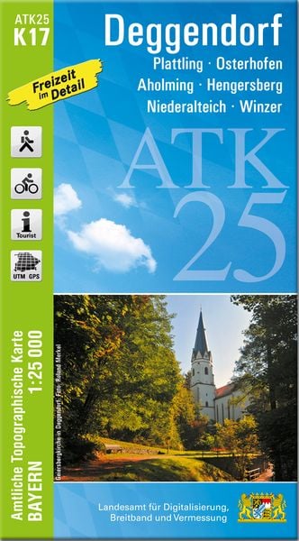 Produktbild: ATK25-K17 Deggendorf (Amtliche Topographische Karte 1:25000)