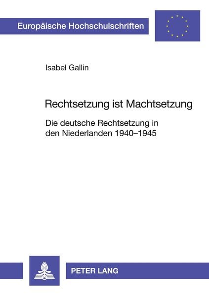 Produktbild: Rechtsetzung ist Machtsetzung