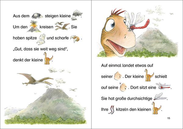 Produktbild: Lesenlernen in 3 Schritten - Die sch&ouml;nsten Dinogeschichten