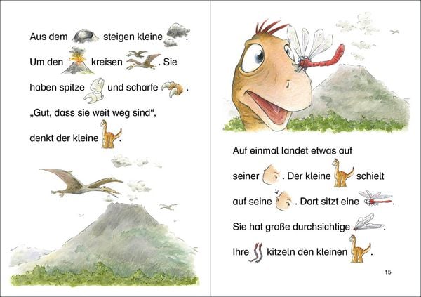 Produktbild: Lesenlernen in 3 Schritten - Die sch&ouml;nsten Dinogeschichten