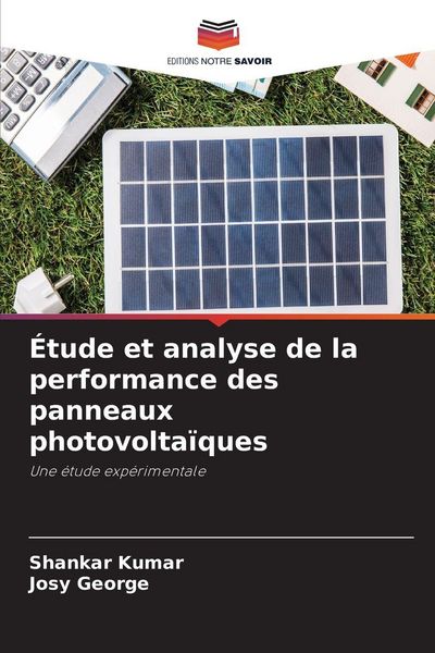 Produktbild: &Eacute;tude et analyse de la performance des panneaux photovolta&iuml;ques