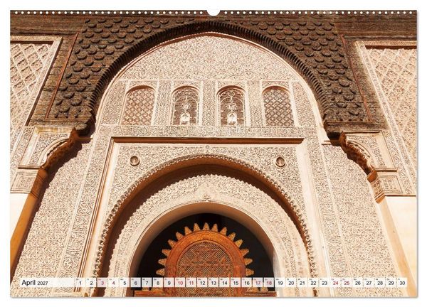 Produktbild: Marrakesch - Perle des S&uuml;dens (hochwertiger Premium Wandkalender 2027 DIN A2 quer), Kunstdruck in Hochglanz