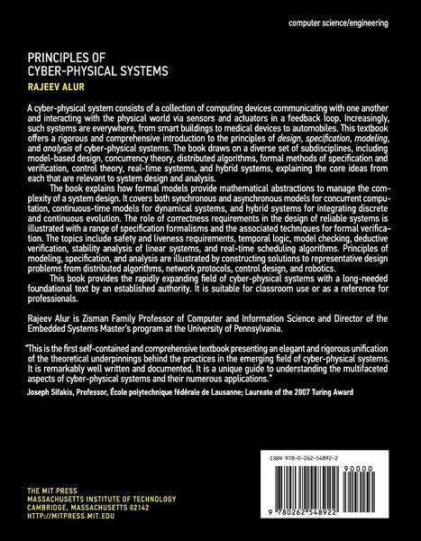 Produktbild: Principles of Cyber-Physical Systems