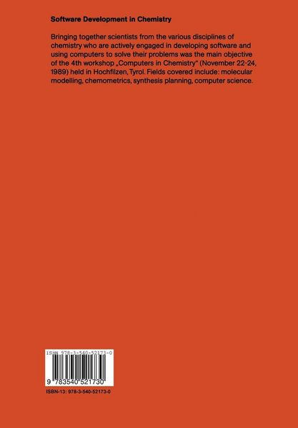 Produktbild: Software Development in Chemistry 4