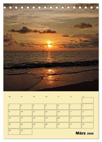 Produktbild: S&uuml;dthailand (Tischkalender 2026 DIN A5 hoch), CALVENDO Monatskalender