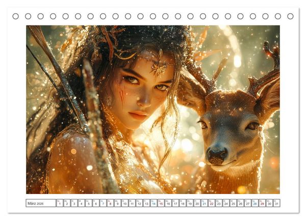 Produktbild: G&ouml;tterfunken (Tischkalender 2026 DIN A5 quer), CALVENDO Monatskalender