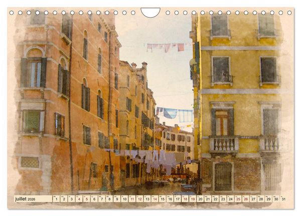 Produktbild: Venise l'&eacute;ternelle (Calendrier mural 2026 DIN A4 vertical), CALVENDO calendrier mensuel