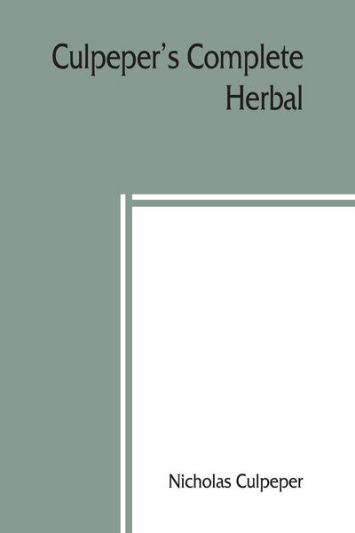 Produktbild: Culpeper's Complete herbal