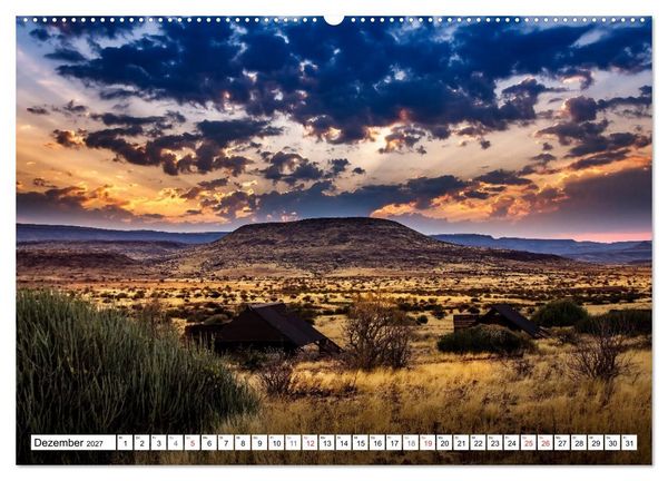 Produktbild: Namibia - Farben und Licht (hochwertiger Premium Wandkalender 2027 DIN A2 quer), Kunstdruck in Hochglanz