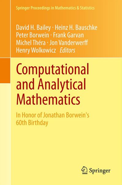 Produktbild: Computational and Analytical Mathematics