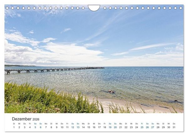 Produktbild: Bornholm - die K&uuml;sten der Ostseeinsel (Wandkalender 2026 DIN A4 quer), CALVENDO Monatskalender