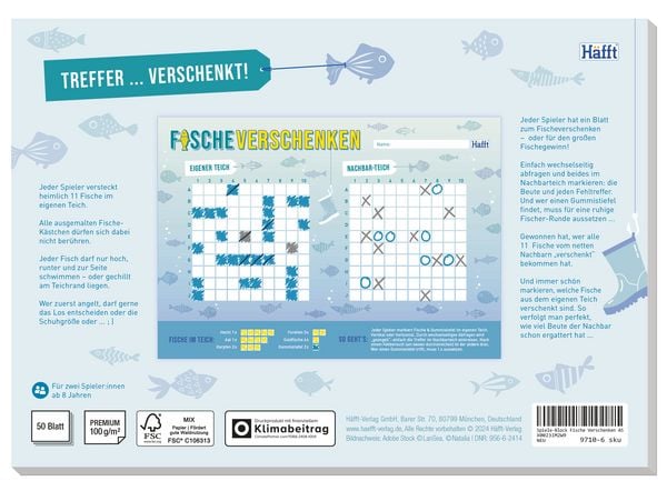 Produktbild: Spiele-Block Fische Verschenken A5