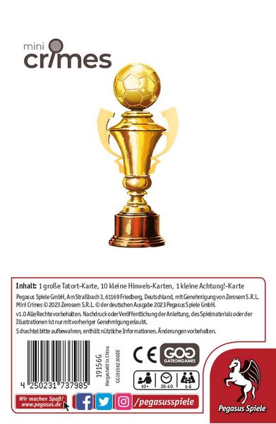 Produktbild: MiniCrimes - Falsches Spiel