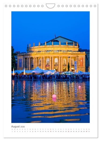Produktbild: STUTTGART Impressionen (Wandkalender 2026 DIN A4 hoch), CALVENDO Monatskalender