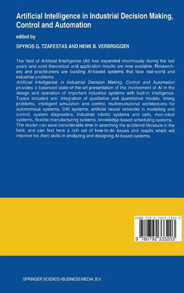 Produktbild: Artificial Intelligence in Industrial Decision Making, Control and Automation