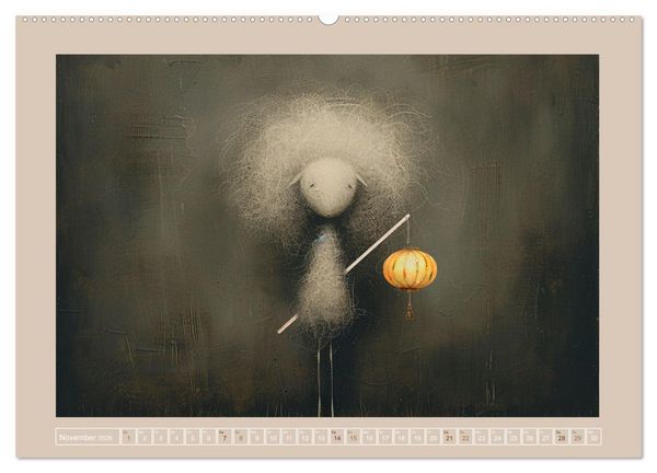 Produktbild: Sch&auml;fchenparade (hochwertiger Premium Wandkalender 2026 DIN A2 quer), Kunstdruck in Hochglanz